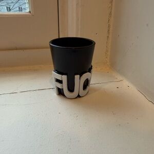 Spencer's Black and White Shot Glass